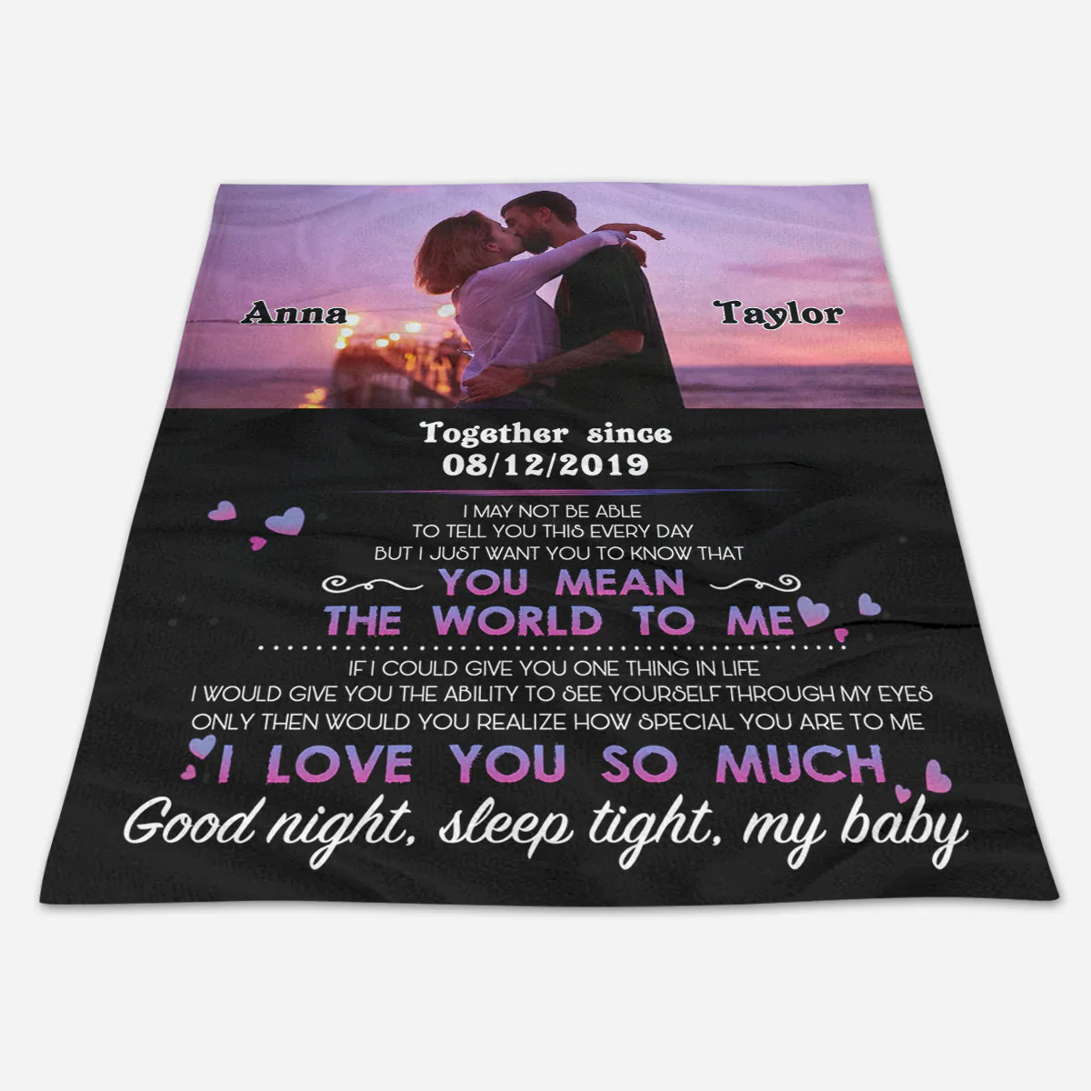 Best Valentine Gift For Girlfriend, You Mean The World To Me Blanket banner2_7d045dea-220b-4e74-ad68-7fedc52b447c.jpg?v=1671779494