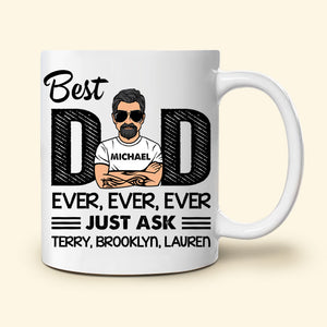 Best Dad Ever Personalized Mug Gift For Father