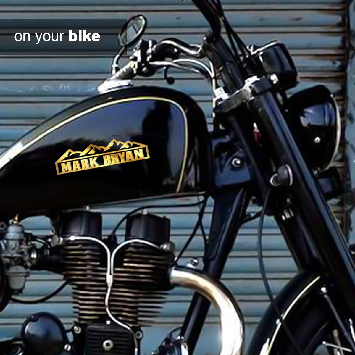 Mountain High Adventures Personalized Custom Shape Emblem