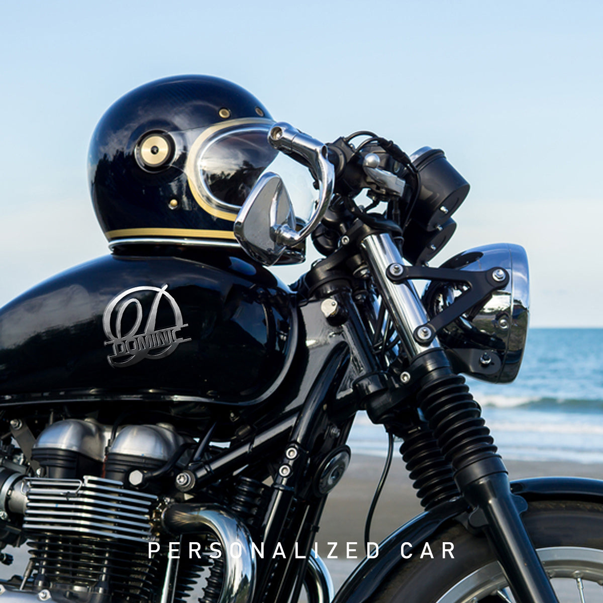 Initial Custom Name Personalized Custom Shape Emblem