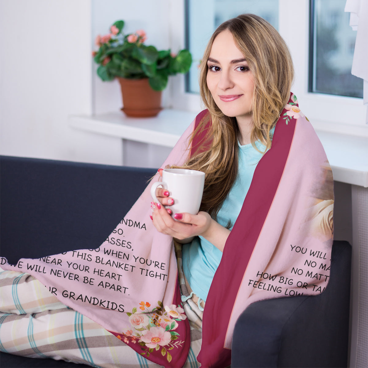 You Will Always Be Our Grandma - Personalized Blanket - Birthday, Mother's Day Gift For Mom, Grandma, Nana, Gigi