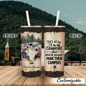 Gift For Couple Skinny Tumbler, Husband & Wife Camping Let's Sit By The Campfire banner2c_cfb_ada0c783-d9a8-4283-9947-45ba3365a778.jpg?v=1642040161