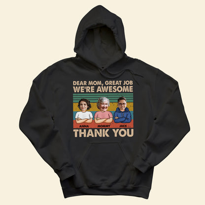 Thank You Mom - Personalized Shirt - Mother's Day, Loving, Birthday Gift For Mom, Mother, Mama, Daughter, Son