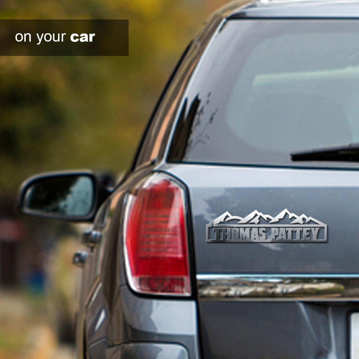 Mountain High Adventures Personalized Custom Shape Emblem