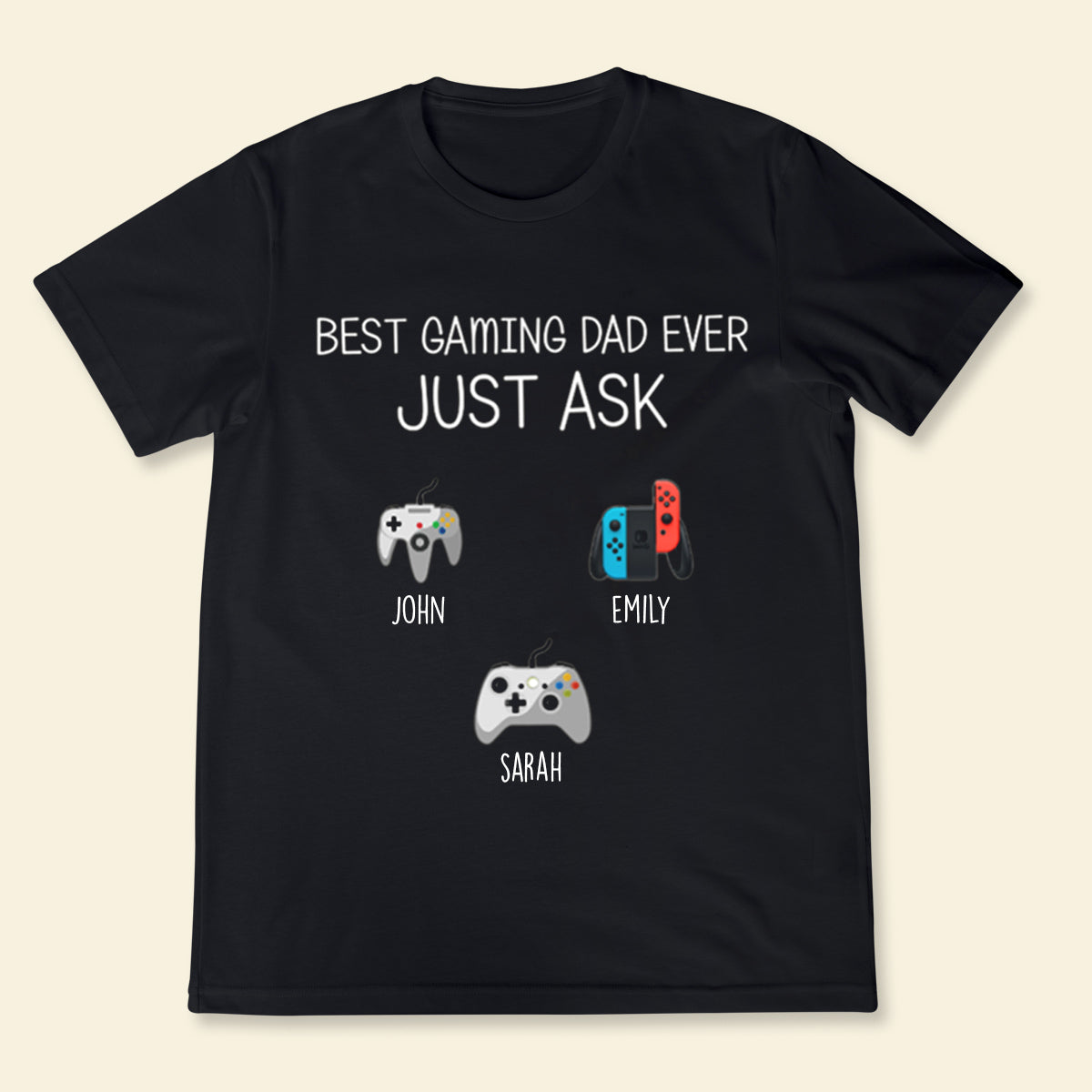 Daddy's Gaming Buddies Custom Apparel Gift For Father