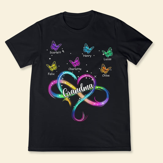Infinity Heart Colorful Butterflies Grandma Mom - Personalized Apparel - Gift For Mom, Grandma banner3_27f0d15b-5bf3-48bf-a4ba-78fb22d55afb.jpg?v=1680321470