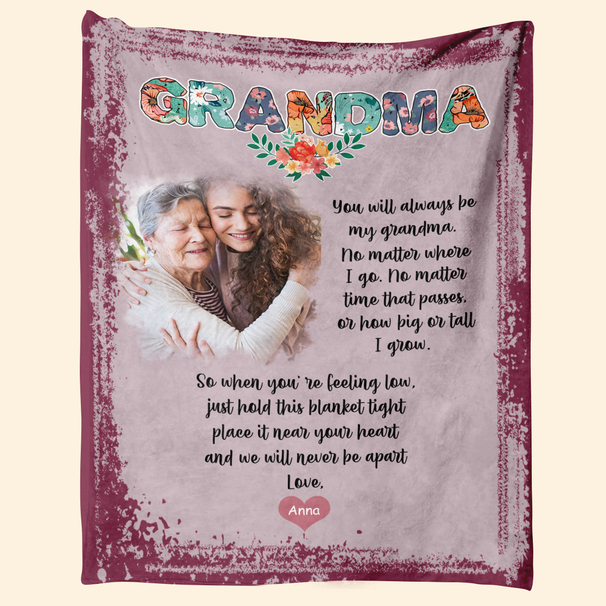 You Will Always Be Our Grandma - Personalized Blanket - Birthday, Mother's Day Gift For Mom, Grandma, Nana, Gigi banner3_72756256-5e79-48a0-8979-cf3cad3a71bd.jpg?v=1677297174