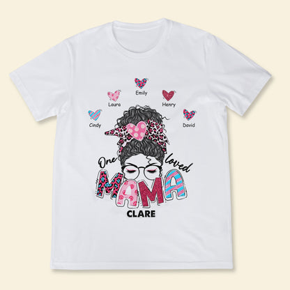 One Loved Mama Personalized Apparel Gift For Mom