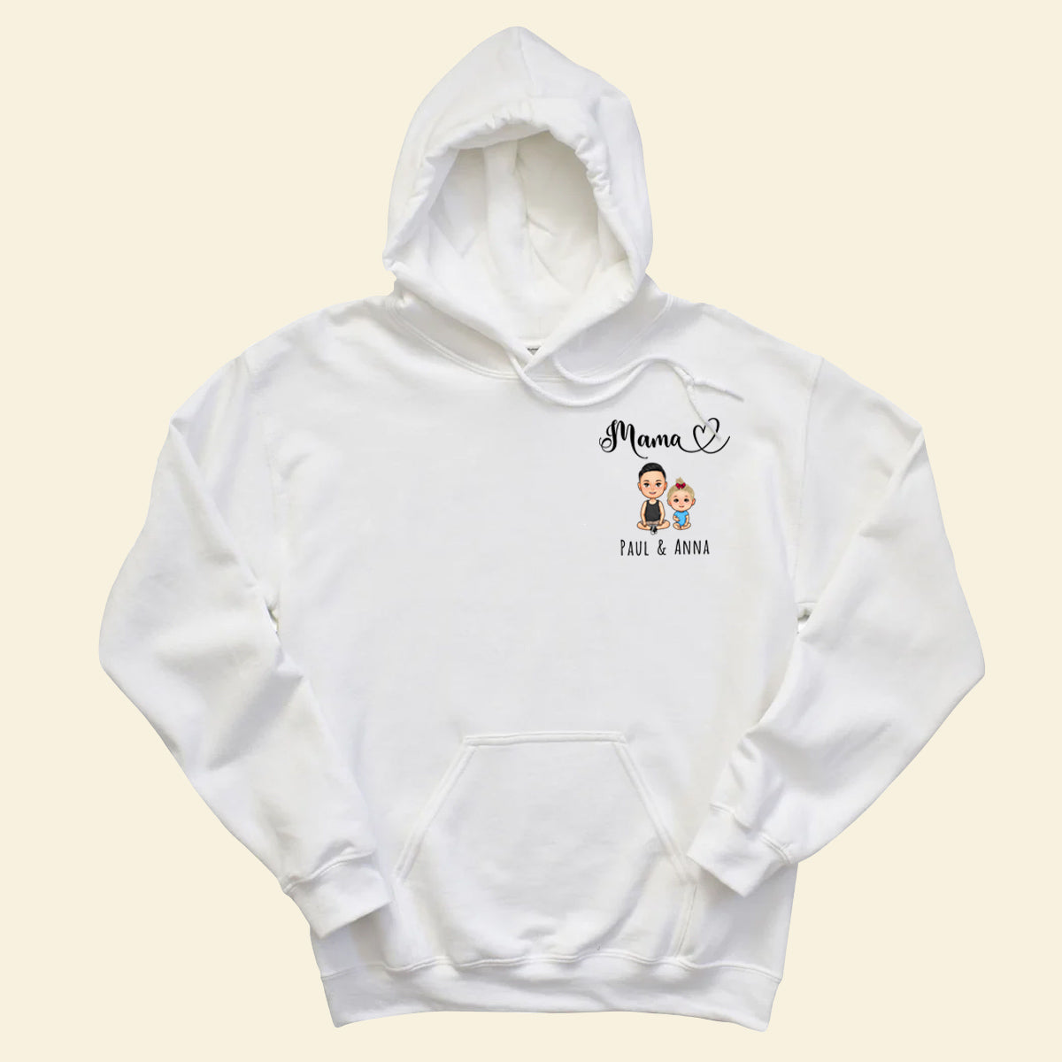 Mommy With Kids - Personalized Apparel - Gift For Mum, Mommy, Mother's Day