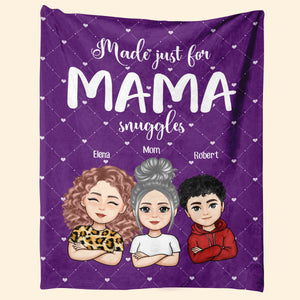 Mama Snuggles - Personalized Blanket - Loving, Birthday Gift For Mom, Mother's Day