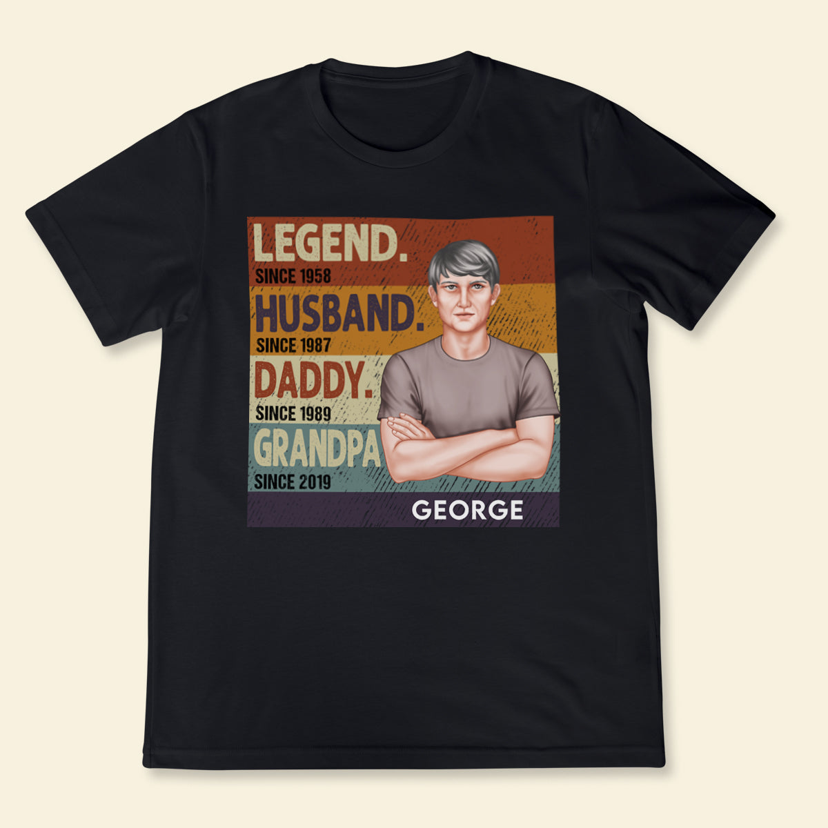Dad Grandpa Crossed Arm Legend Retro - Personalized Apprael - Gift For Father banner3_f5dc2487-22ce-4f31-8c83-a1fa3e00acf6.jpg?v=1681960909