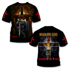 Man Of God Husband - Personalized 3D All Over Print Shirt - Gift For Husband