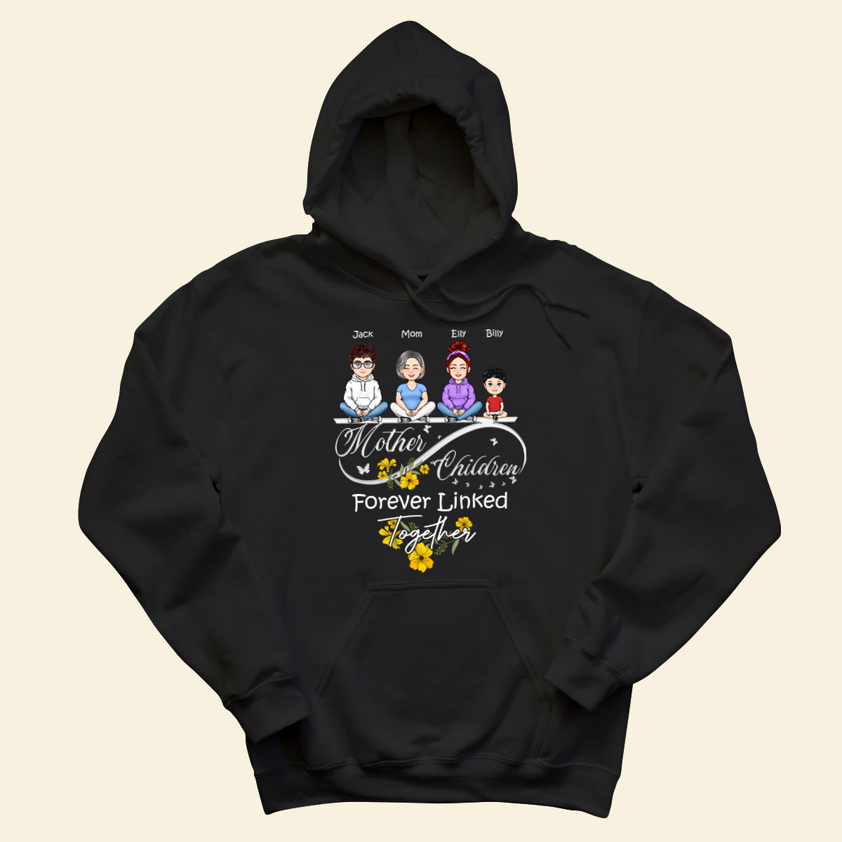 Mother & Children - Personalized Apprael - Mother's Day, Gift For Mother