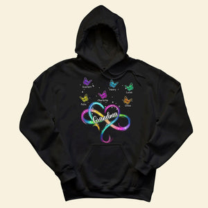 Infinity Heart Colorful Butterflies Grandma Mom - Personalized Apparel - Gift For Mom, Grandma banner4_a6ba35b8-77ec-4b27-99d3-f7ad945f7270.jpg?v=1680321470