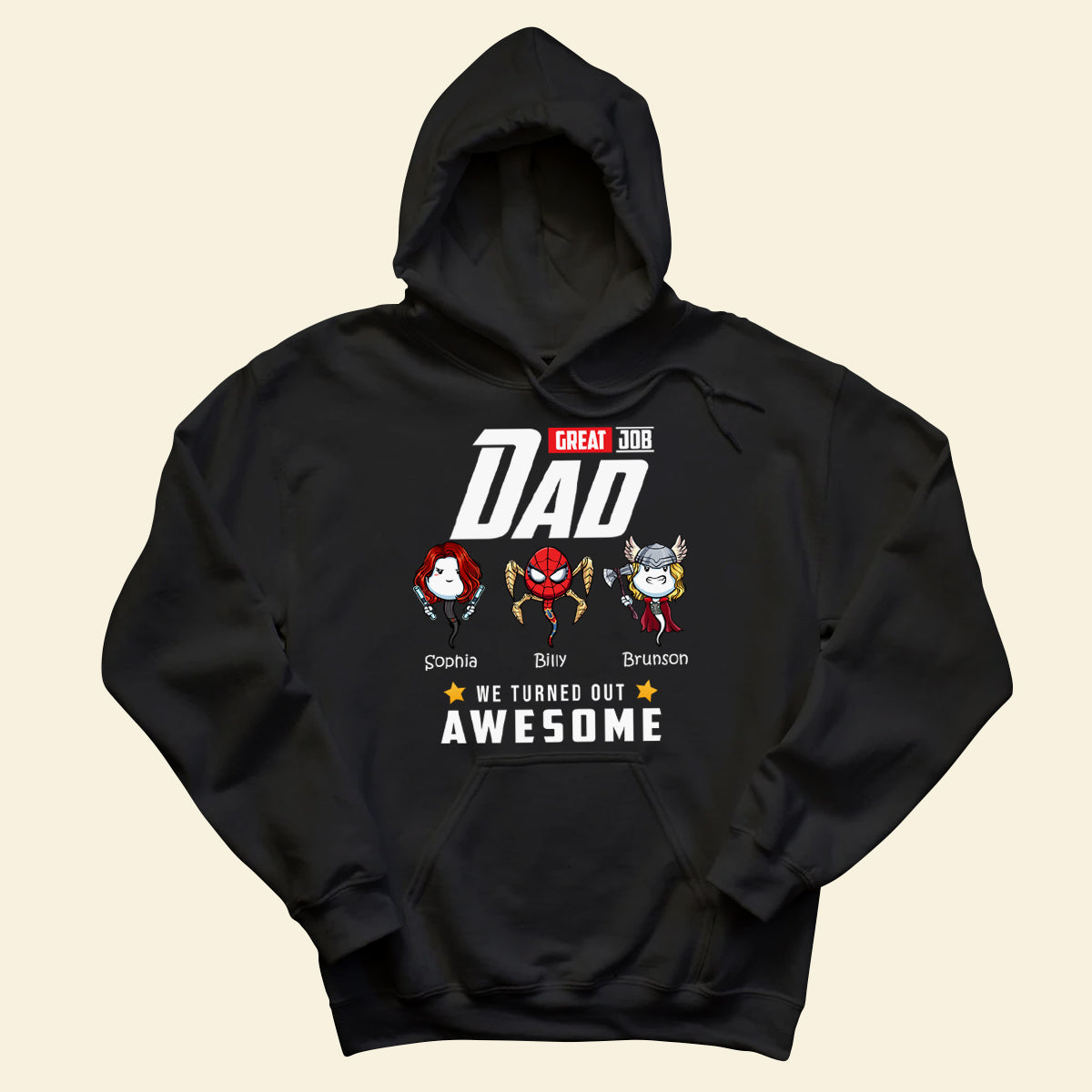 Multiverse Great Job Dad - Personalized Shirt - Gift For Father, Husband banner4_89120373-49e5-40be-874b-8e27bfbf3b9f.jpg?v=1681979176