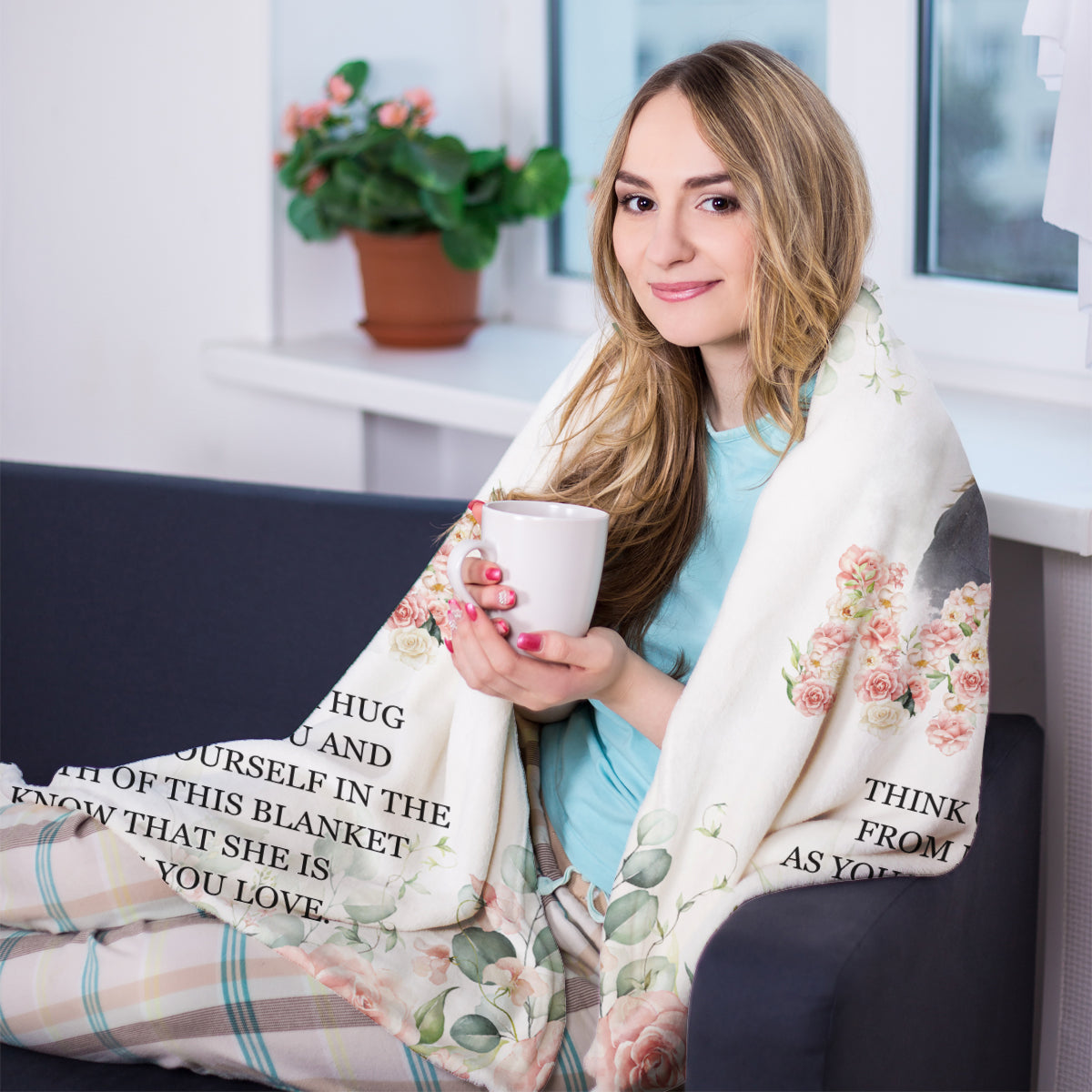 Think Of This As A Hug From Mom To You - Personalized Blanket - Mother's Day Gift For Family Members banner4_72d8fa45-8451-4501-9cf3-61b40ffda5ca.jpg?v=1677145492