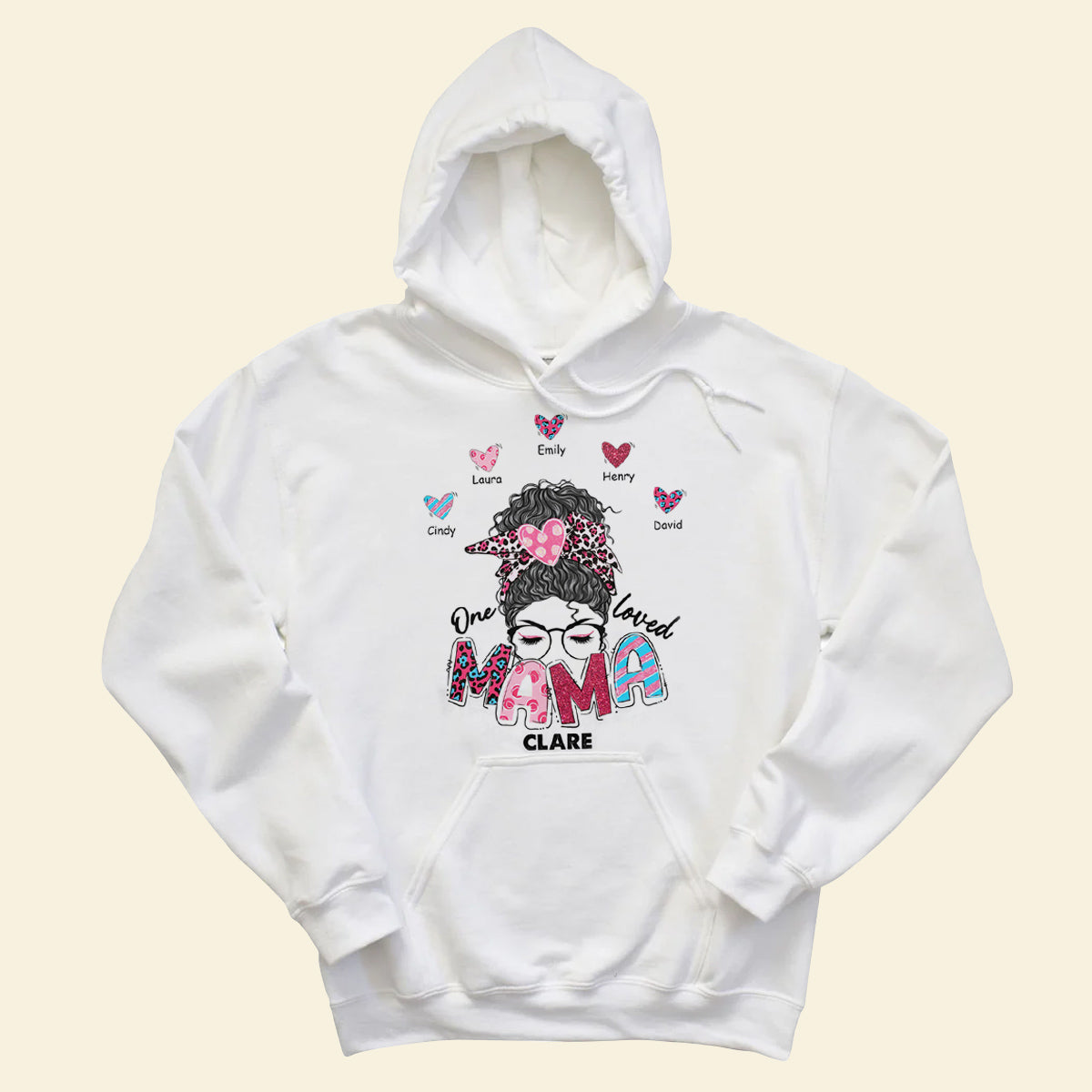 One Loved Mama Personalized Apparel Gift For Mom