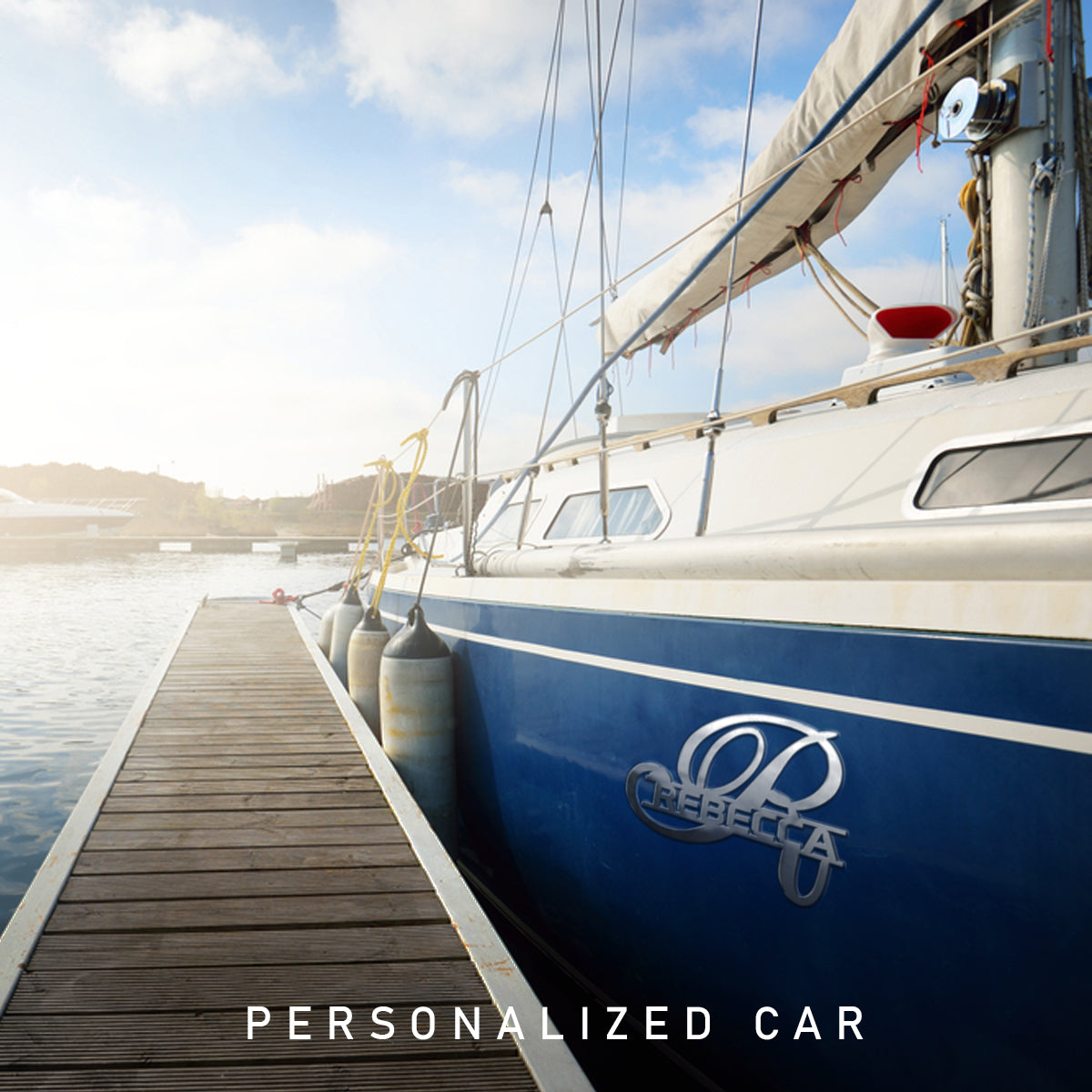 Initial Custom Name Personalized Custom Shape Emblem