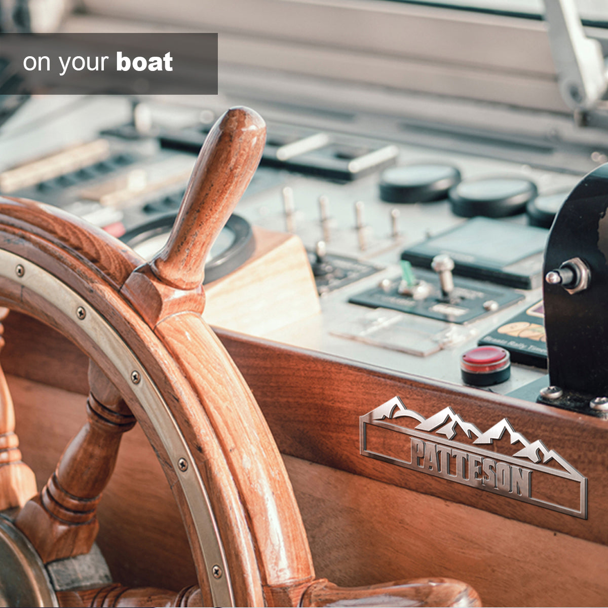 Mountain High Adventures Personalized Custom Shape Emblem