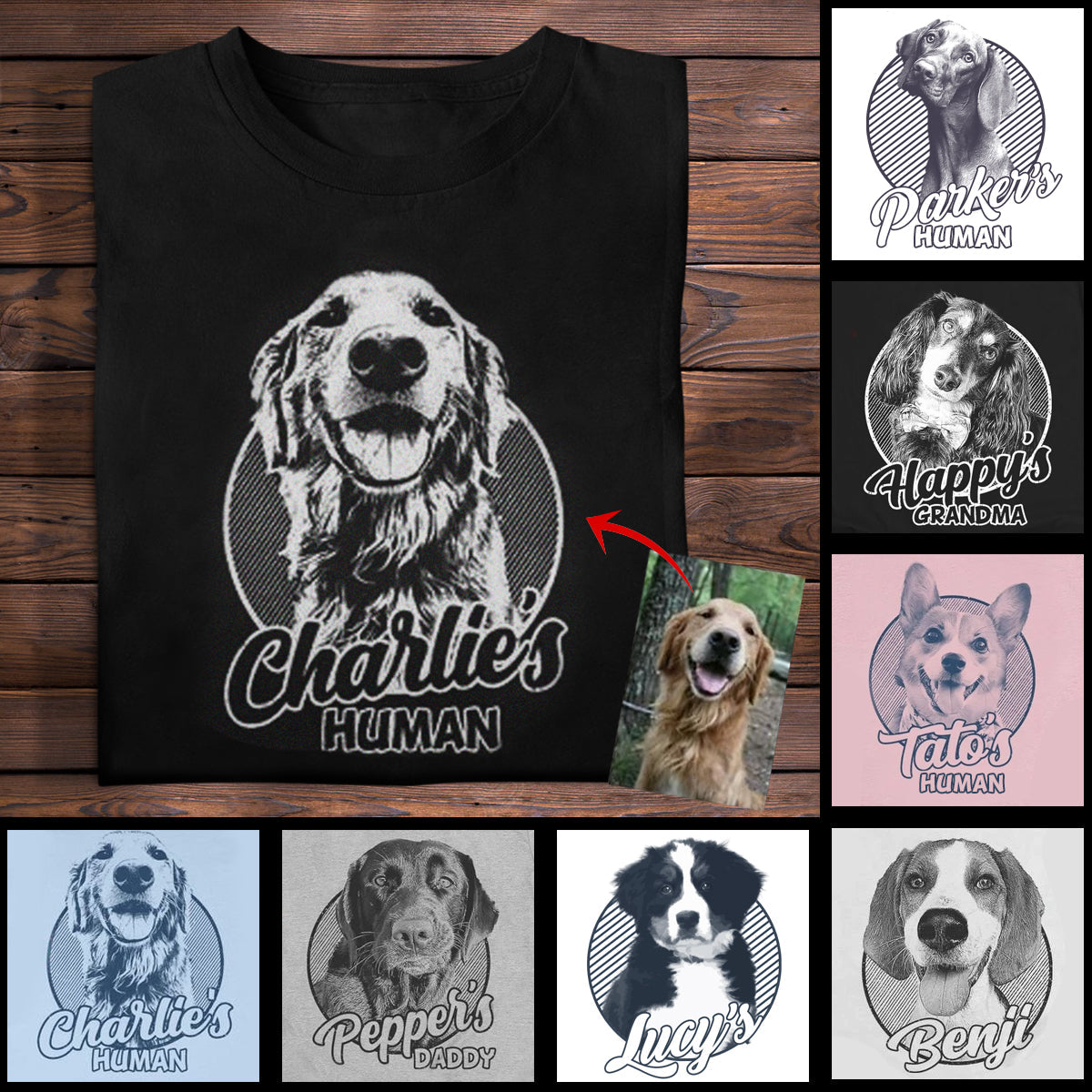 Dog Shirt For Humans Customized With Your Pet's Photo Personalized Apparel banner71.jpg?v=1634266263