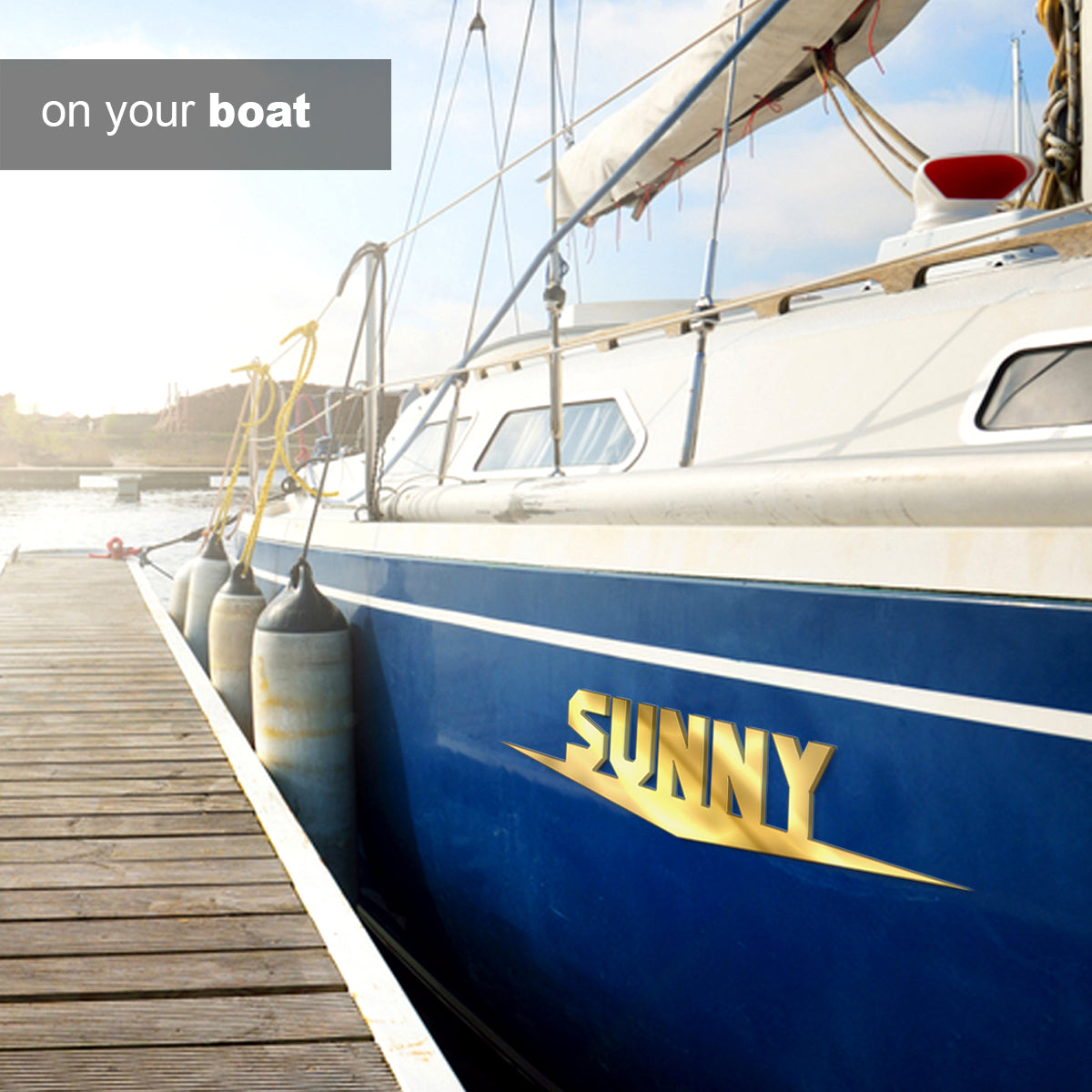 Name Plated Personalized Custom Shape Emblem