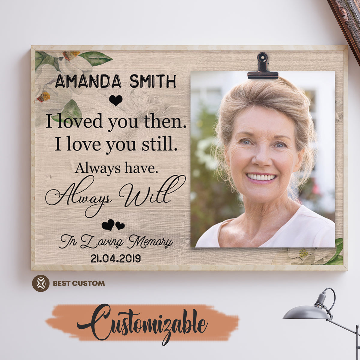 You Would Have Lived Forever - Personalized Photo Canvas - Memorial