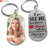Always With You Custom Photo Stainless Steel Keychain Memorial