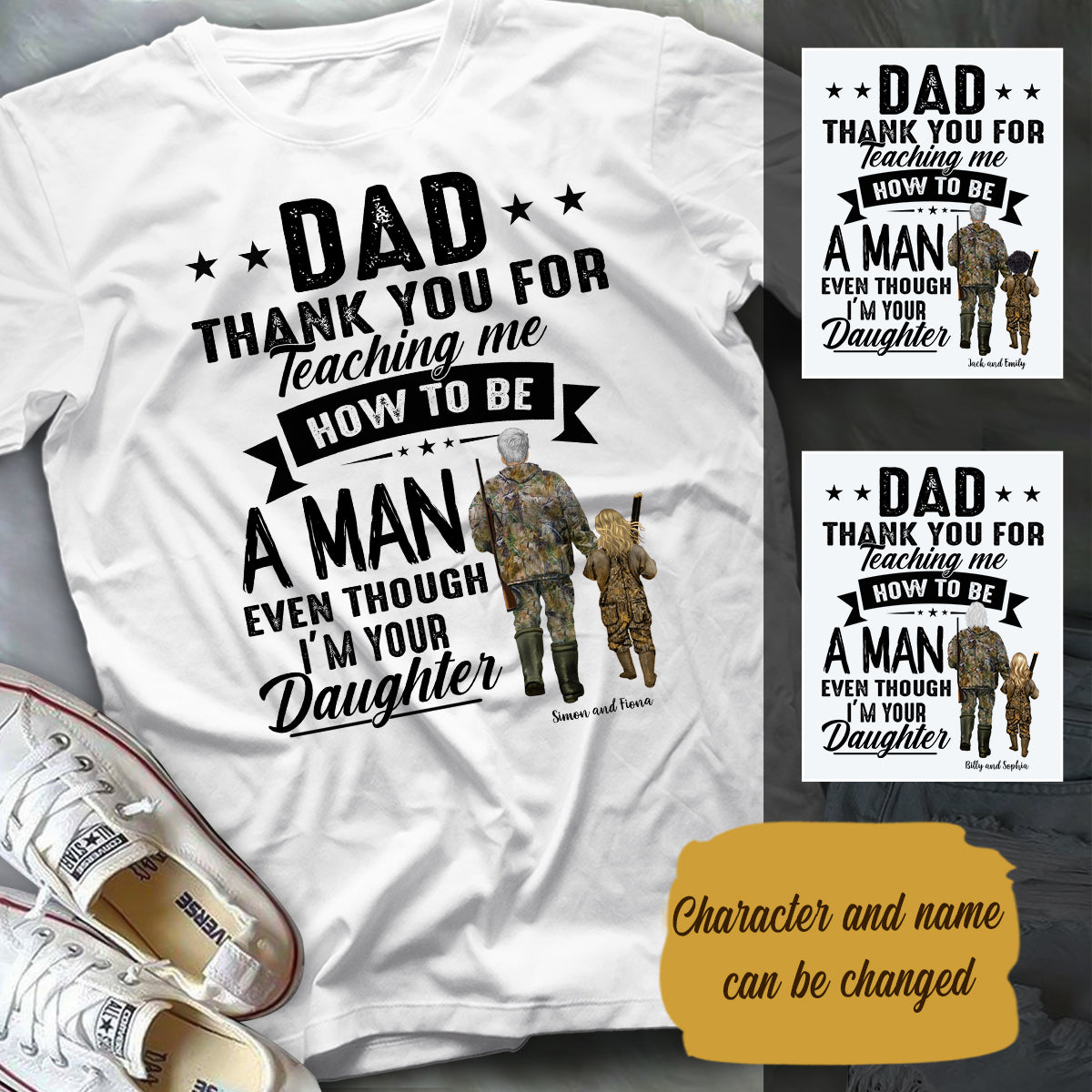 Soldier Dad. To My Daughter, Thank You For Teaching Me How To Be A Man Personalized Apparel bannerTSHIRTng_ic_m_63148dda-20b0-4605-ab04-68fb0e521ef7.jpg?v=1615430308