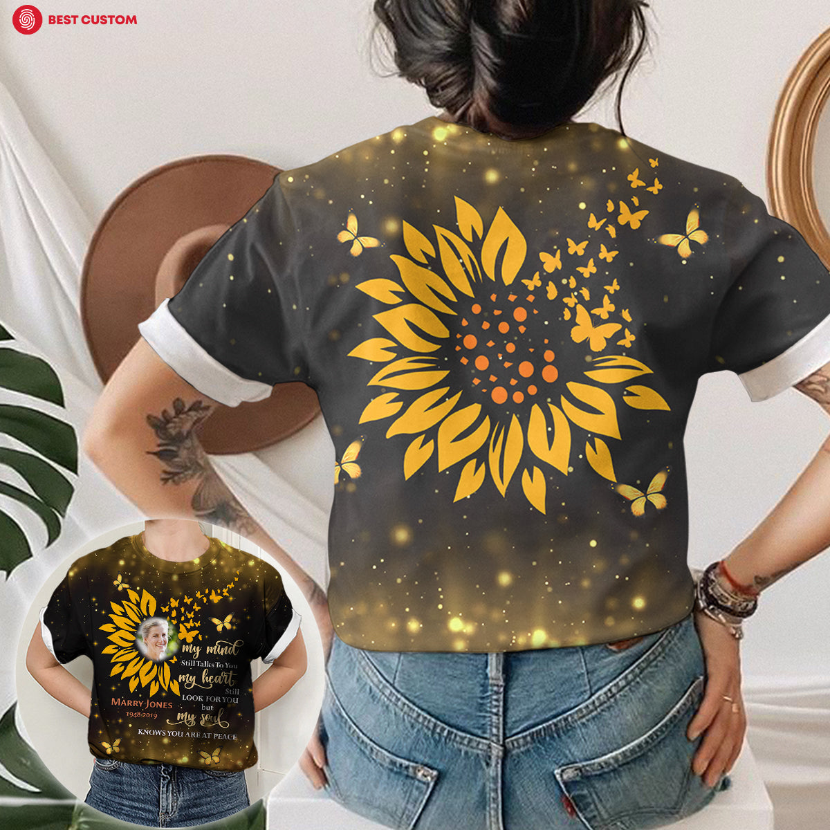 My Soul Knows You Are At Peace- Personalized Photo 3D All Over Print Shirt - Memorial