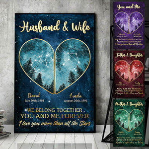 Stars Of Love Couple Zodiac Star Horoscope Signs I Love You More Than All The Stars - Personalized Poster & Canvas - Gift For Couple banner_ef1a023b-d418-4608-ba2c-fa1a159649af.jpg?v=1644833981