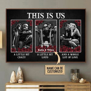 Biker, This Is Us Skull Couple Personalized Poster&Canvas Gift For Couple, Valentine Gift HQ banner_9aea8968-c76d-48d0-97ff-3b962c9085f3.jpg?v=1609145941