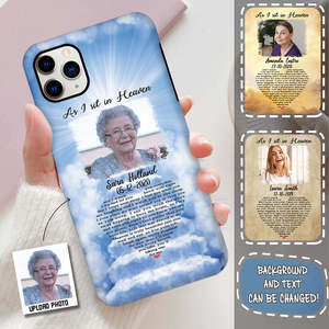 As I Sit In Heaven Upload Photo Memorial Heart Shaped Artwork  Personalized Phone Case banner_e28cbccd-fda8-49a1-aa9e-e6e40a7c6a94.png?v=1643096895