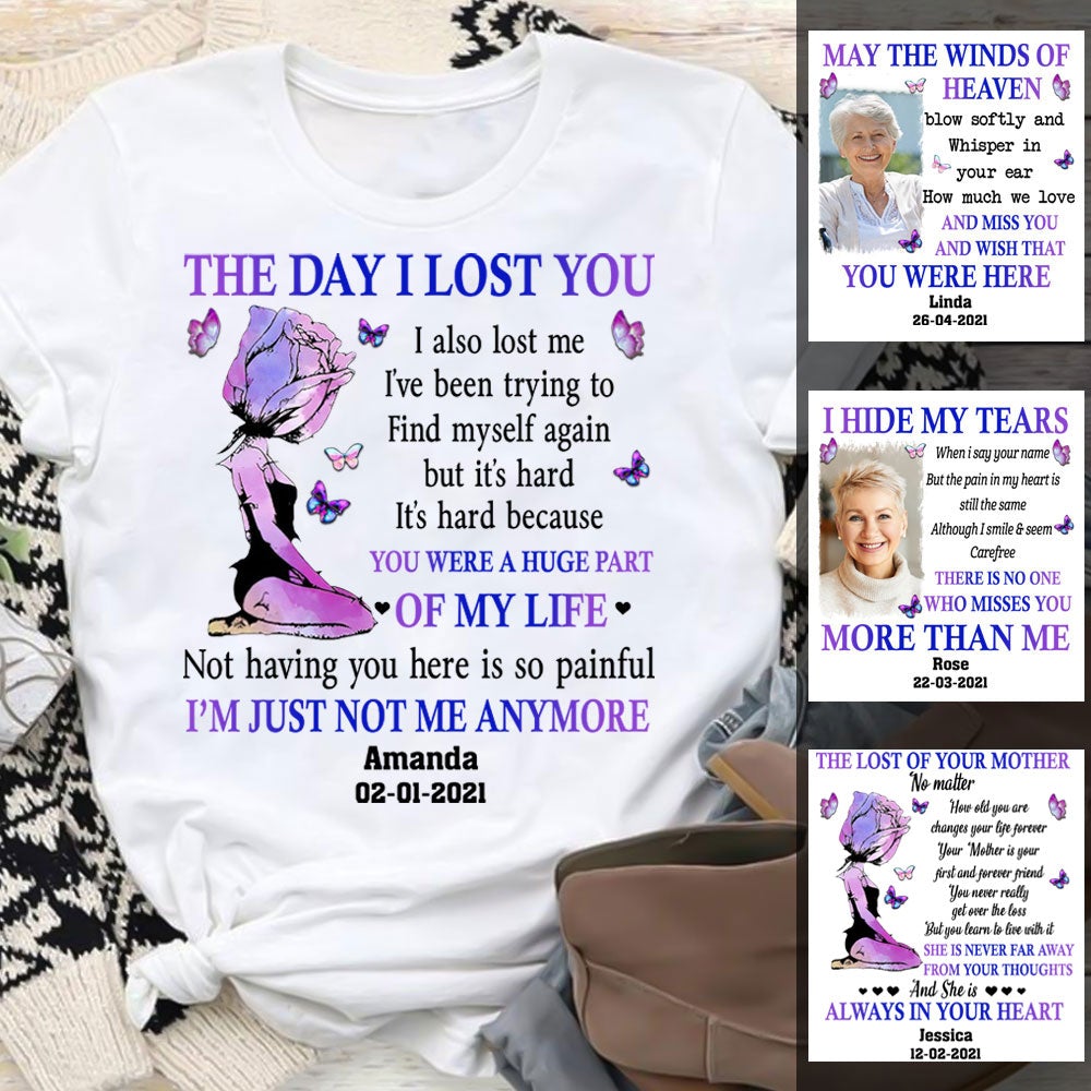 The Day I Lost You Heaven Angel Rose Butterflies - Personalized Photo Apparel - Memorial  banner_0bee9eb6-e3ca-44b6-a467-b40adad8e7e9.jpg?v=1643789011