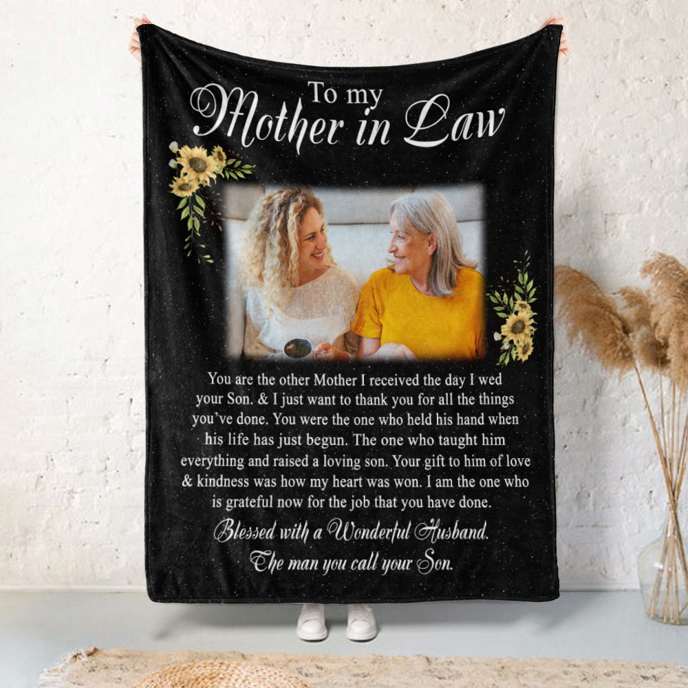 You Are The Other Mother, Mother's Day Gifts For Mother In Law - Personalized Blanket - Gift for Mother-in-law bannerblanket-YouAreTheOtherMother-gg.jpg?v=1648519857