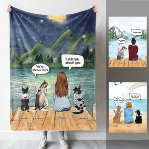 Angel Dog, Still Talk About You Custom Blanket Memorial Dog bannerblanket_bc1b8e07-d4b4-4e5b-8f40-c5064abad9d8.jpg?v=1645445279