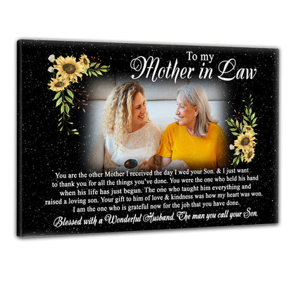 You Are The Other Mother, Mother's Day Gifts For Mother In Law - Personalized Canvas - Gift for Mother-in-law