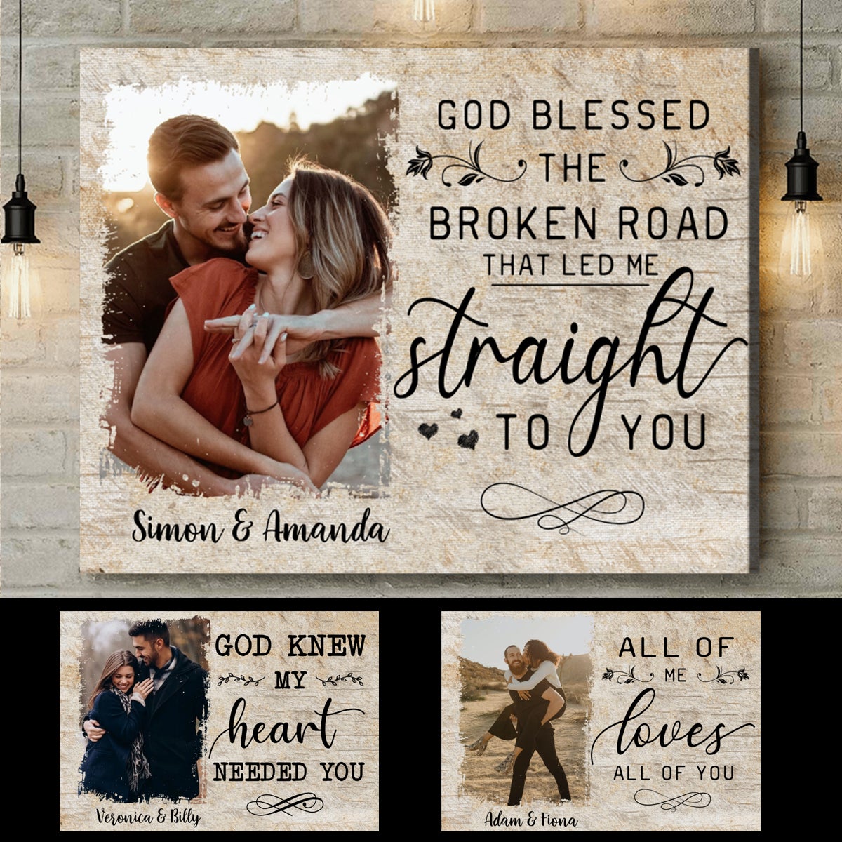 Upload Photo, God Knew My Heart Needed You Personalized Poster - Canvas bannercanvasGodKnewMyHeartNeededYou_20.12_gg.jpg?v=1640056439
