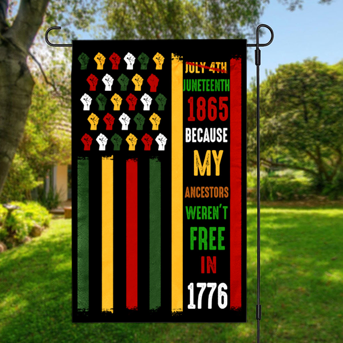 Juneteenth 1865 Garden Flag