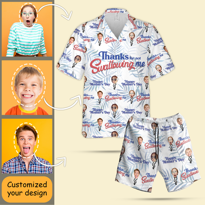 Custom Hawaiian T Shirts - Thanks For Not Swallowing - Personalized Mother's Day Gifts