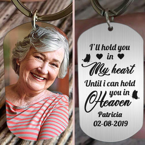 Upload Photo, Hold You In My Heart Personalized Stainless Steel Keychain bannerkeychaingg_386e0011-7733-4e3e-82b6-1d945937e4fc.jpg?v=1633507617