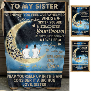 Love You To The Moon And Back - Personalized Blanket - Gift For Sister bannerktitle_7942b852-d714-4330-921d-ba2d45a77d5f.jpg?v=1644998324