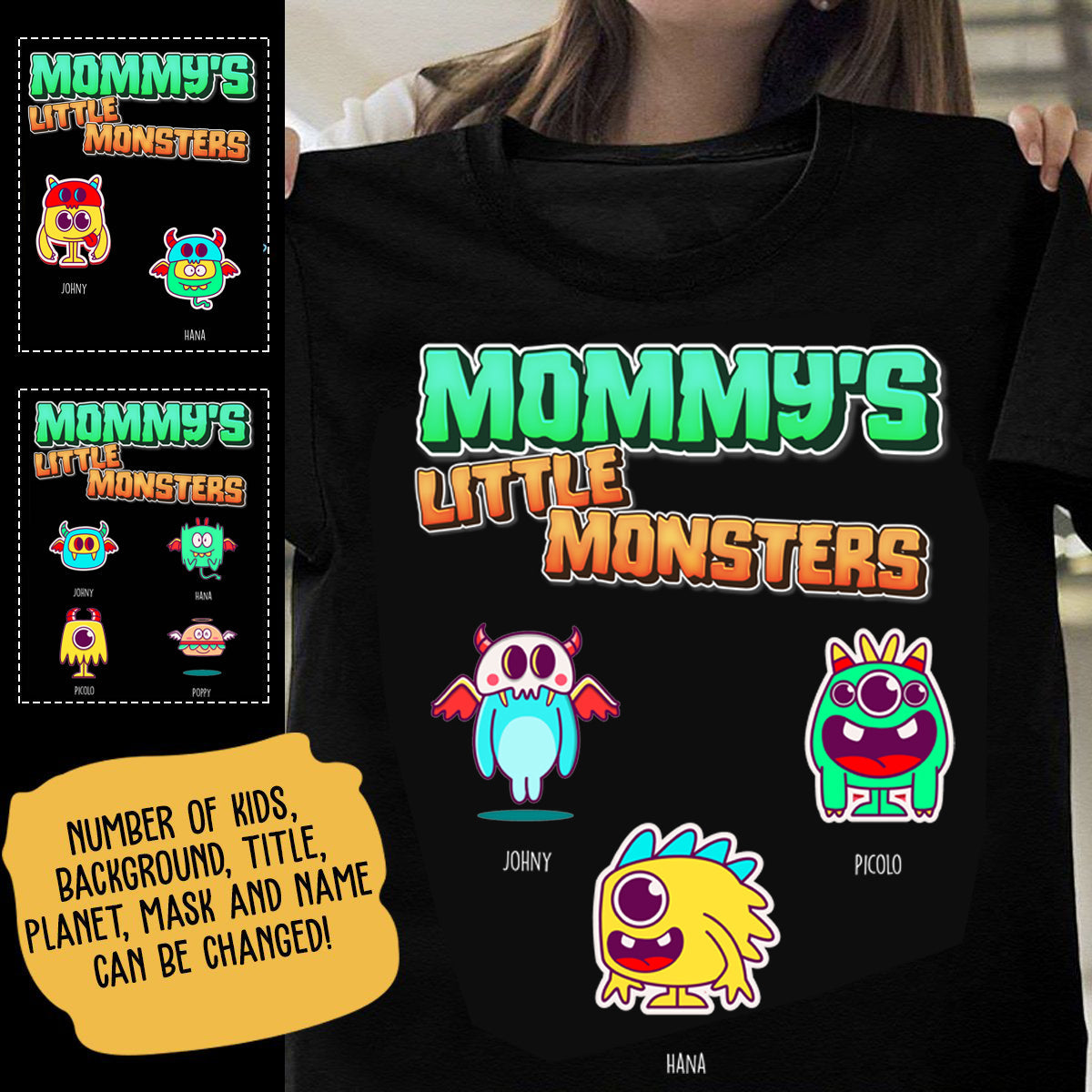 Parent Little Monsters Best Gift for Halloween Personalized T Shirt And Hoodie AP02 bannermonster.jpg?v=1602301298