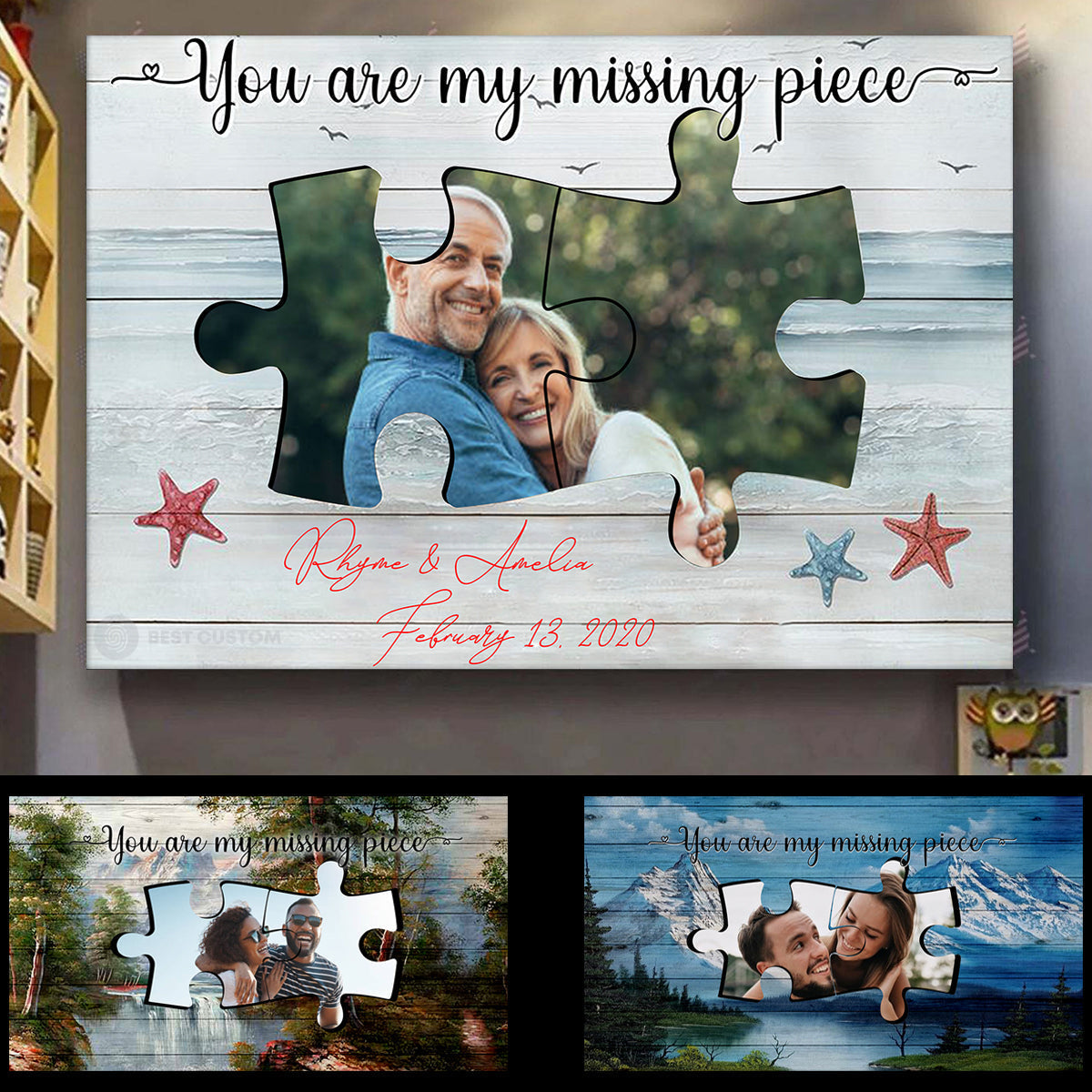 You Are My Missing Piece - Personalized Photo Poster & Canvas - Gift For Couple bannernotitle_1_2f6e55da-e691-4fb0-a444-e8d6f3647a0c.jpg?v=1644629140