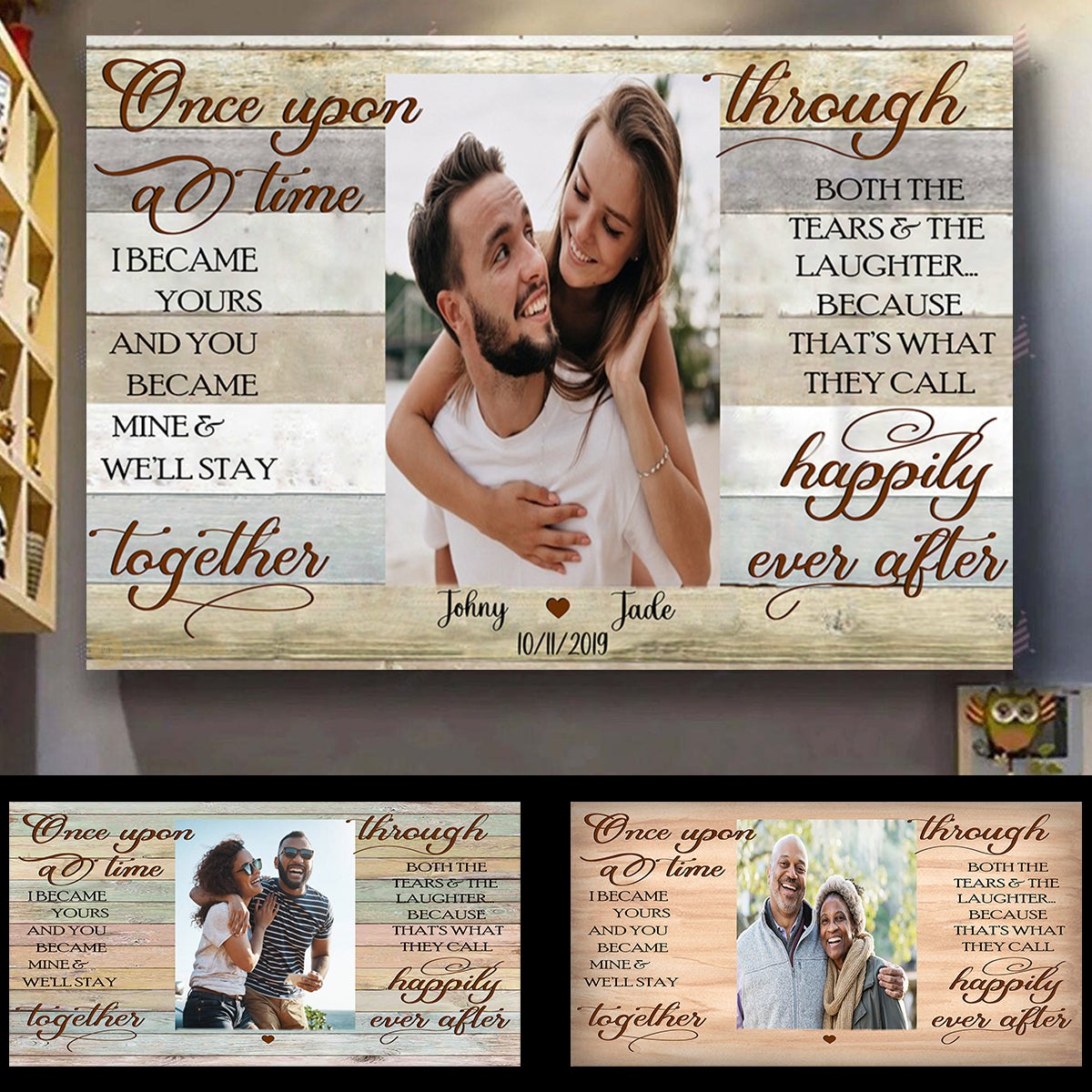 I Became Yours And You Became Mine - Personalized Photo Poster & Canvas - Gift For Couple bannernotitle_ee956ffe-c7e3-4360-86d8-1568244e0891.jpg?v=1644628889