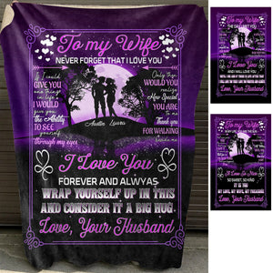 Thanks For Walking Beside Me - Personalized Blanket - Gift For Wife bannernotitle_20681b87-0b1a-4519-8e9e-5a9abb2cb705.jpg?v=1644998330