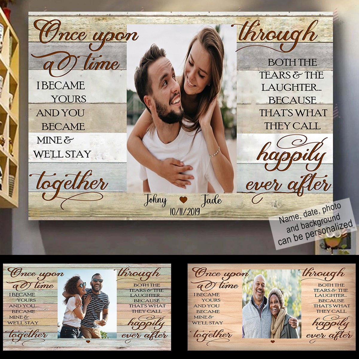 I Became Yours And You Became Mine - Personalized Photo Poster & Canvas - Gift For Couple bannertitle_e79e86aa-ece9-4545-a640-d73eeb6ebe38.jpg?v=1644628889