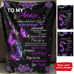 Butterfly You Will Always Be My Baby Girl - Personalized Blanket - Gift For Daughter bannertitle_4ff14e54-6e5e-439d-af46-666a48fb2dde.jpg?v=1644998307