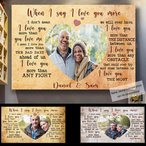 When I Say I Love You More - Personalized Photo Poster & Canvas - Gift For Couple bannertitle_b2ab1186-6d35-4c09-b9b3-75eabfa7a69f.jpg?v=1644628543
