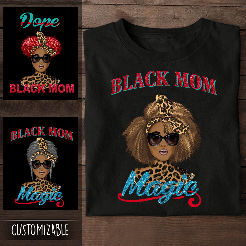 Black Mom Personalized Apparel