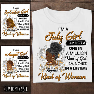 Birth Month Girl Kind Of Girl Personalized Shirt